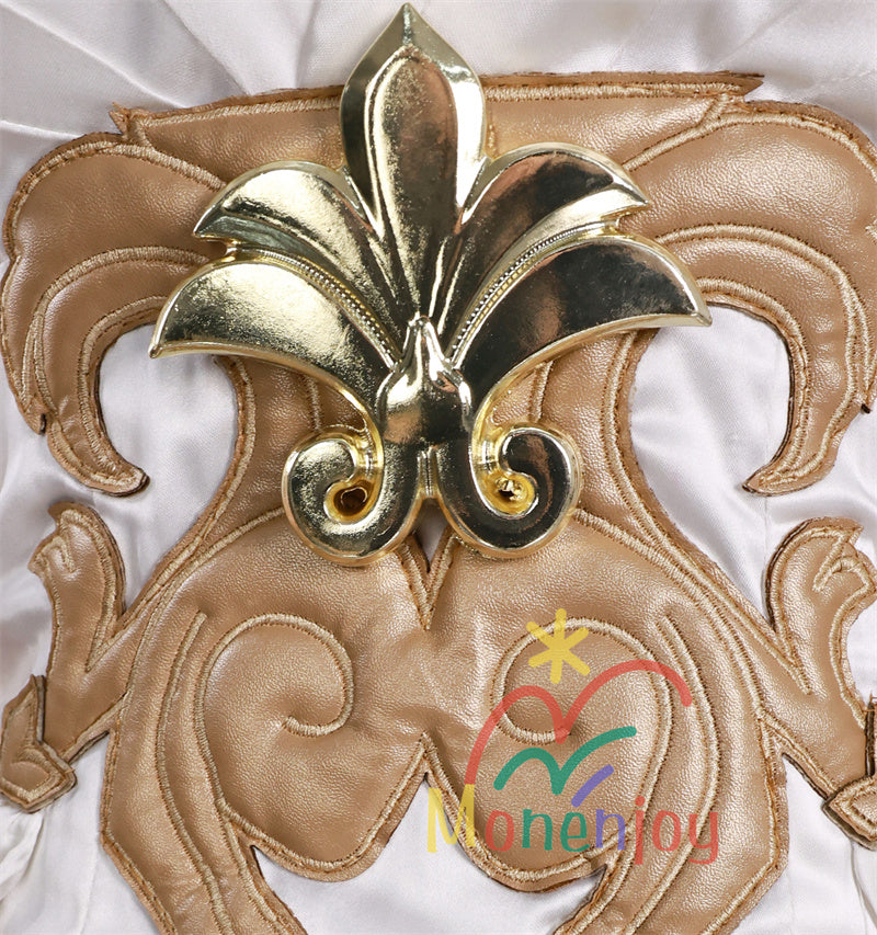 Monenjoy 崩壊：スターレイル アグライア コスプレ衣装　ワンピース　金属パーツ　黄金裔　オンパロス/オクヘイマ　コスチューム　ハロウィン