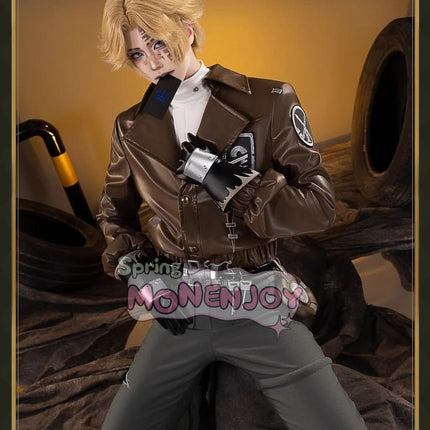 Monenjoy Identity 5 Prospector Highway Knight SSR Artificial leather + stretch pants + 3D resin parts High quality reproduction 
