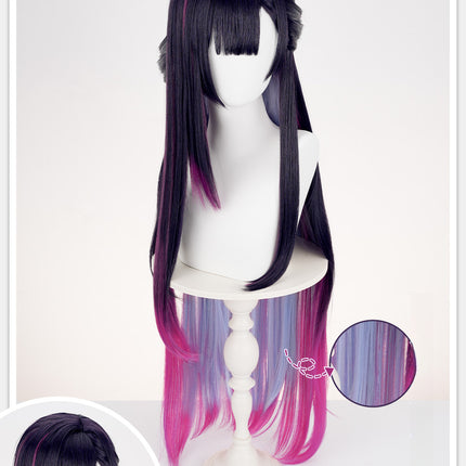 Monenjoy 崩壊スターレイル　セイレンス　ウィッグ　100cm　カツラ　Hysilens 女騎士 オンパロス　コスプレ道具　イベントGSwig002