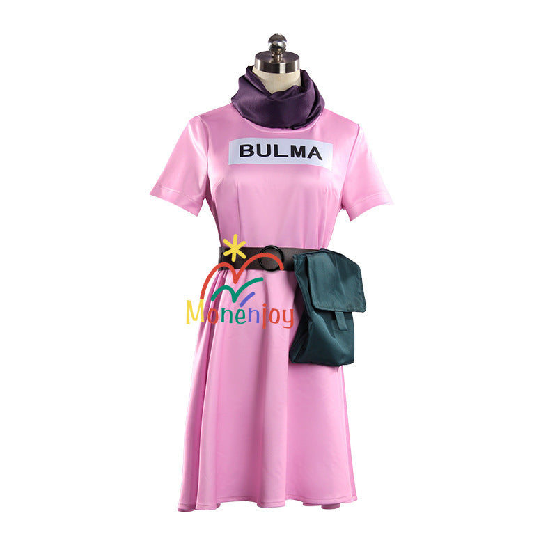 Monenjoy　ドラゴンボール　ブルマ　コスプレ衣装　ワンピース　イベントGS1354 - Monenjoy