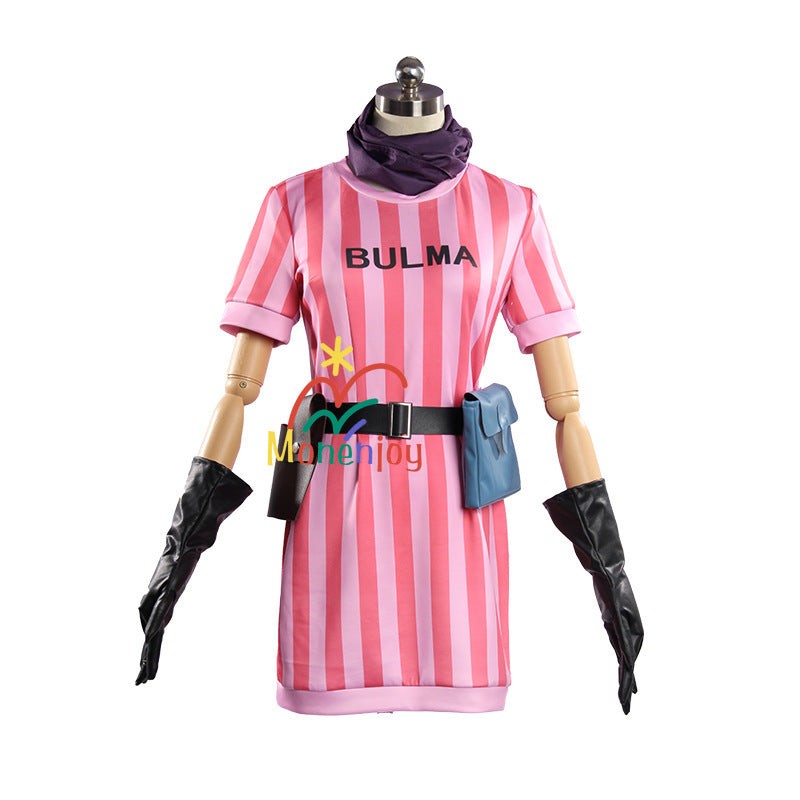 Monenjoy　ドラゴンボール　ブルマ　コスプレ衣装　ワンピース　イベントGS1354 - Monenjoy