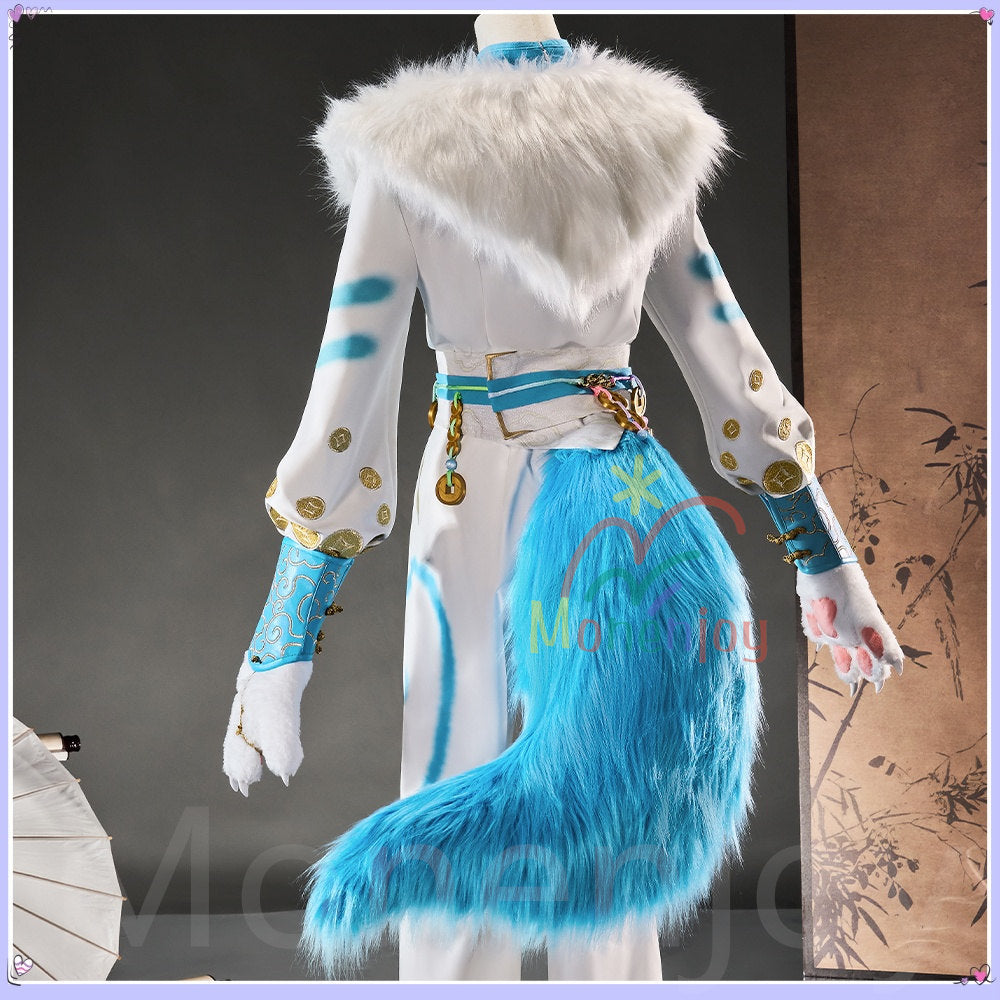Monenjoy　第五人格 × 有獣焉 コラボ　天禄傭兵 コスプレ衣装　尻尾＋手袋追加対応　コスチューム　アイデンティティ5/IdentityV 　舞台服　イベント MONENJOY