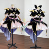 Monenjoy　名探偵プリキュア　森亜るるか コスプレ衣装　キュアアルカナ・シャドウ　ドレス　コスチューム　ベルベット生地　髪飾付 Monenjoy