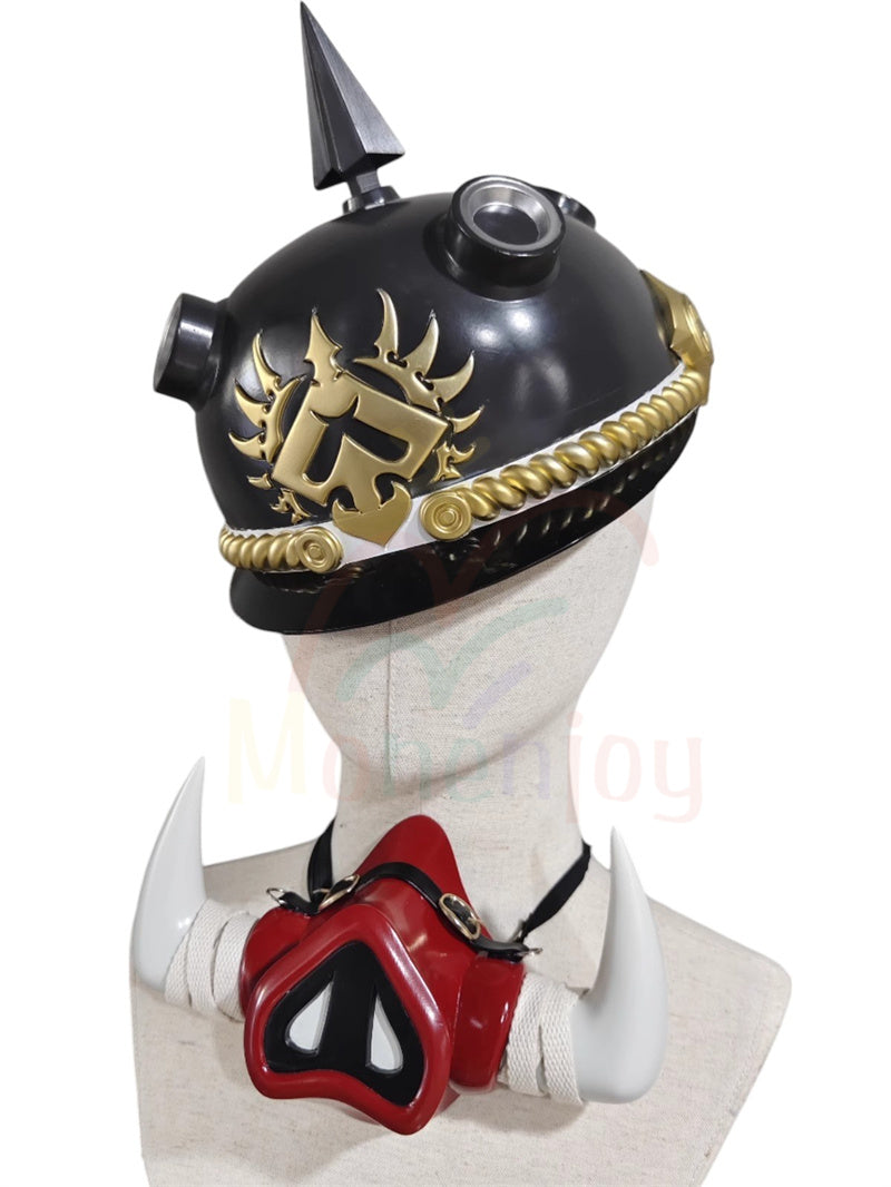 Monenjoy ゼンレスゾーンゼロ ルシアーナ・デ・モンテフィーノ　マスク　コスプレ道具　リュドーンの子 樹脂＋PLA製　おもちゃ - Monenjoy