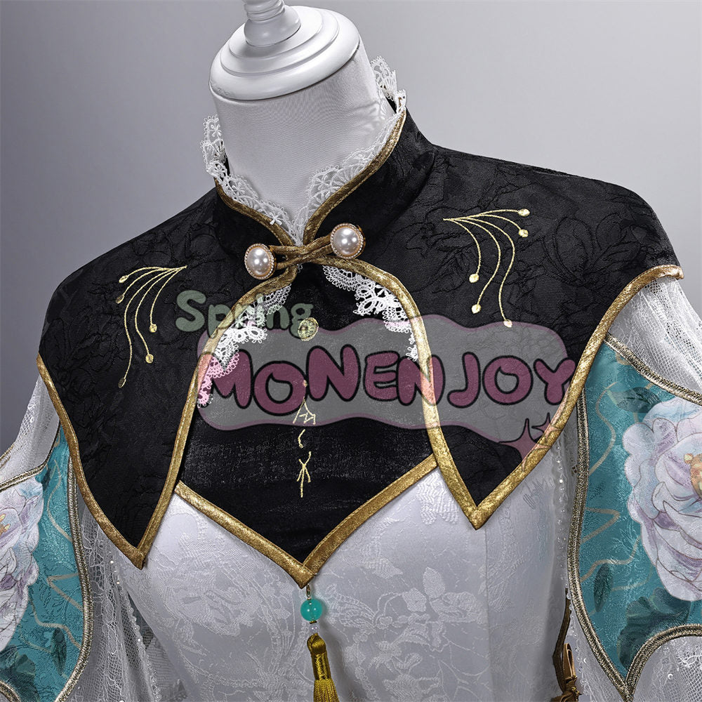 Monenjoy　鳴潮 今汐コンシ　コスプレ衣装　チャイナドレス　中華風ロングドレス　コスチューム　イベント舞台対応 MONENJOY