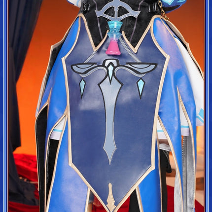 Monenjoy Cerydra Cosplay Costume from Collapse Star Rail (Wings Included, Staff Included) for Halloween Events