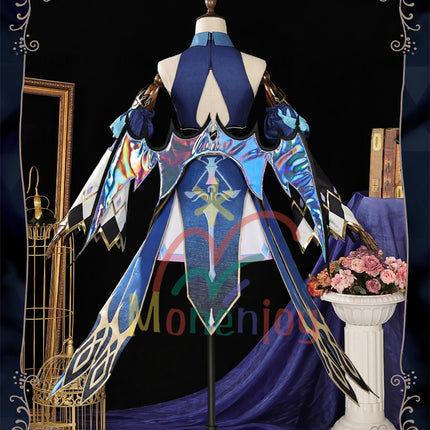Monenjoy　崩壊スターレイル　ケリュドラ　コスプレ衣装　王冠＋翼付　イベント　ドレス　Cerydra　オクヘイマ　おもちゃ　
