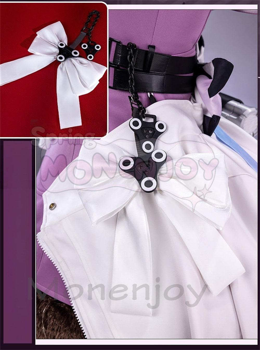 Monenjoy　アークナイツエンドフィールド アルデリア 洋服　紫色　ドレス　コスプレ衣装 Ardelia　아델리아　コスチューム Monenjoy