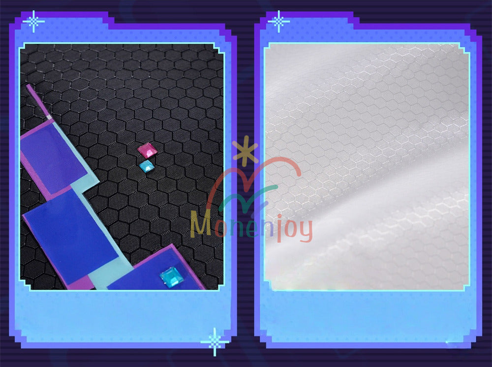 Monenjoy 崩壊スターレイル 銀狼 新Ver　二相楽園 愉悦銀狼 コスプレ衣装 金属製パーツ 舞台服 Monenjoy