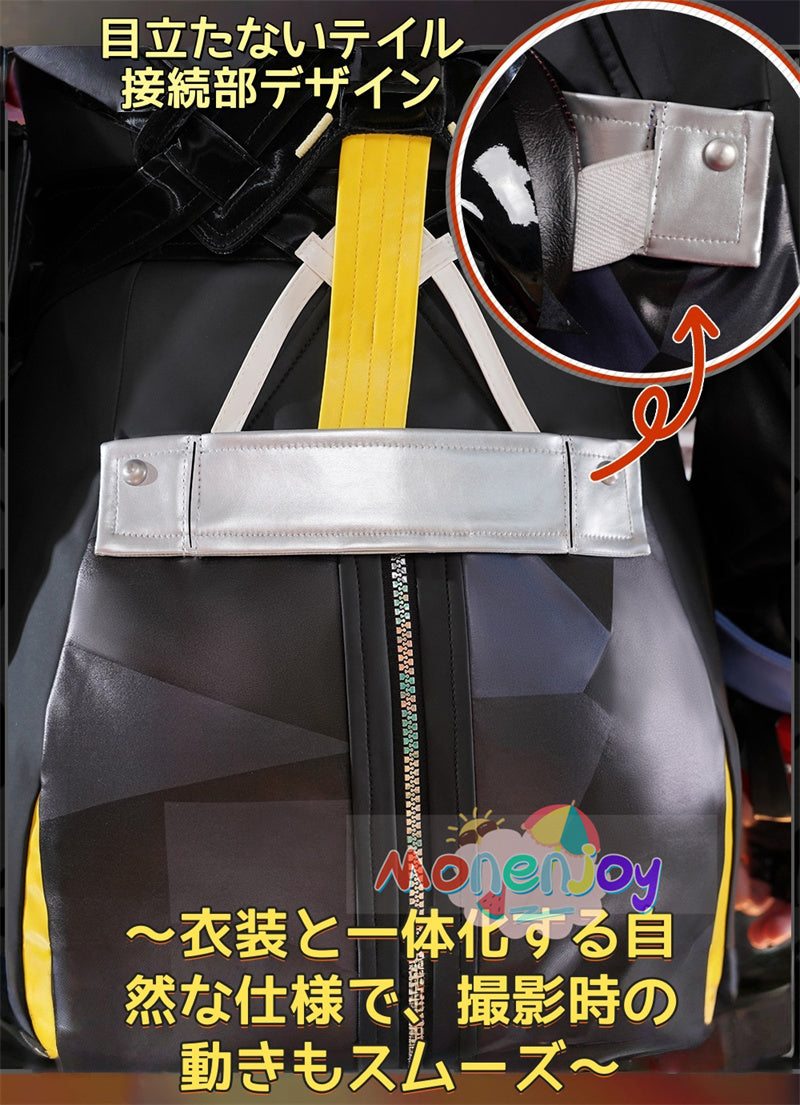 Monenjoy　ゼンレスゾーンゼロ オルペウス コスプレ衣装 鬼火　尻尾追加　ゼンゼロ　オボルス小隊　コスチューム　イベント