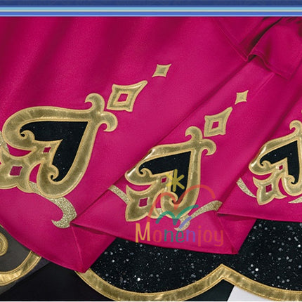Monenjoy Genshin Escoffier One Piece Escoffier Cosplay Costume Ice God's Eye Chef 3D Resin Tail Genshin Fontaine