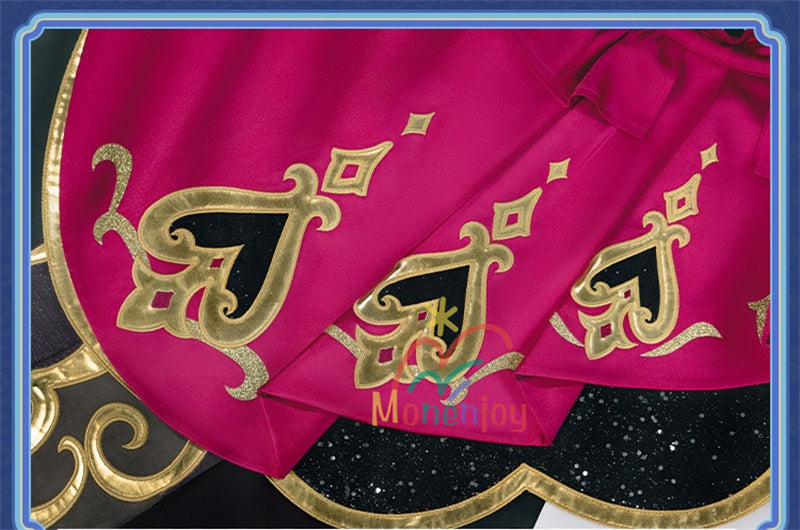 Monenjoy 原神 エスコフィエ　ワンピース　 Escoffier  コスプレ衣装 氷神の目　料理人　3d樹脂尻尾　げんしん　フォンテーヌ