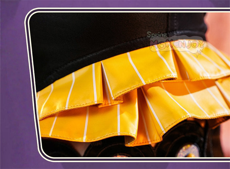 Monenjoy ゼンゼロ イドリー　コスプレ　マーフィー タコのシリオン　コスプレ衣装 (Yidhari/怪啖屋 タコ尻尾別途追加)　金属製パーツ　発光パーツ付