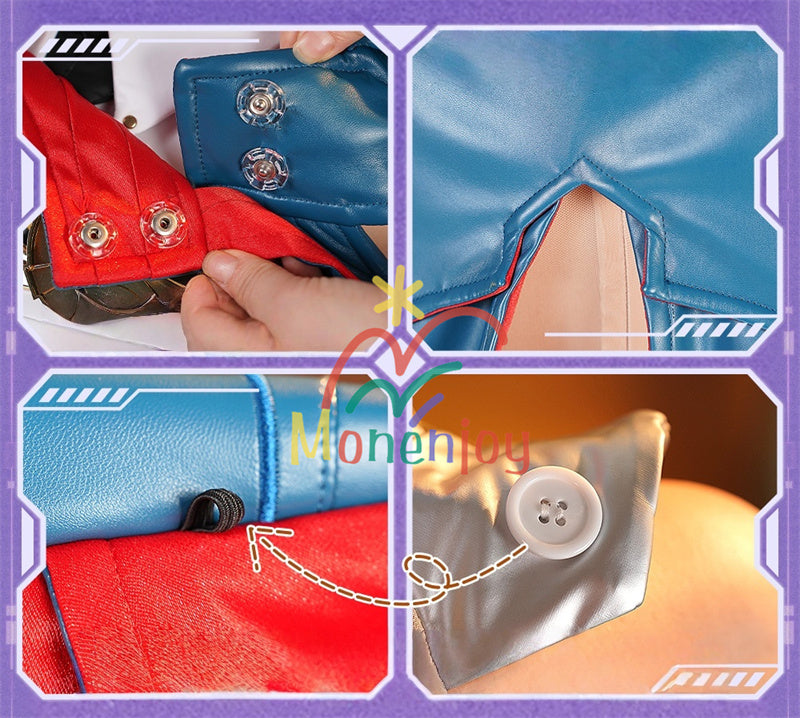 納品一掃セール！売り切れ次第終了 Monenjoy  原神 イネファ コスプレ衣装　Ineffa ロボット　イヤホーン＋帽子＋腿カバー付　 完全再現コスプレ 新星の駆動 ロボ娘 ハロウィン