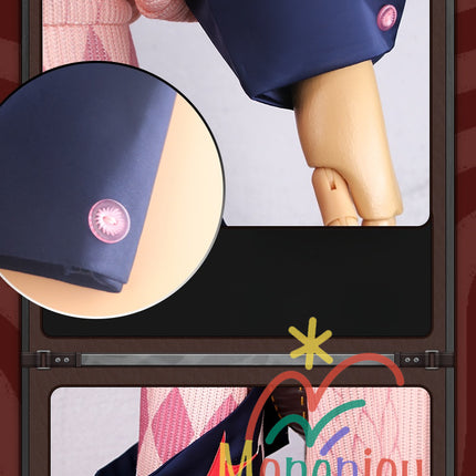 Monenjoy Zenless Zone Zero Ukinami Yuzuha Cosplay Costume Kaidanya Sailor Uniform with Bag + Hair Accessory Set Ukinami Yuzuha Mini Skirt Tanuki Tail Kamachi Added Event Toy Tanuki Plush Toy Can Be Added Separately