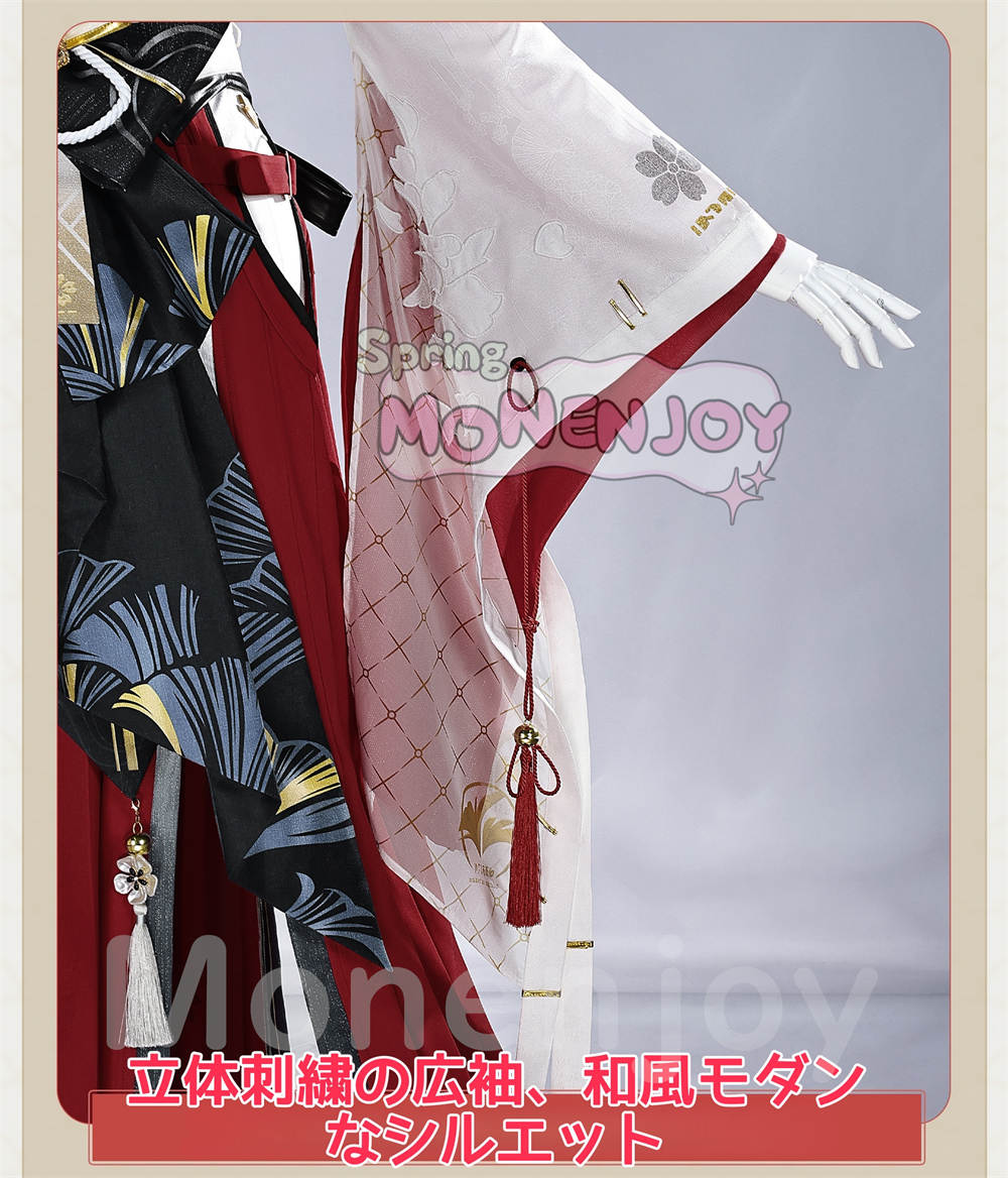 Monenjoy　鳴潮 緋雪 コスプレ衣装　ひゆき　ジャカード織りの生地　超立体3DPLA材質パーツ　コスチューム　イベント舞台対応 MONENJOY