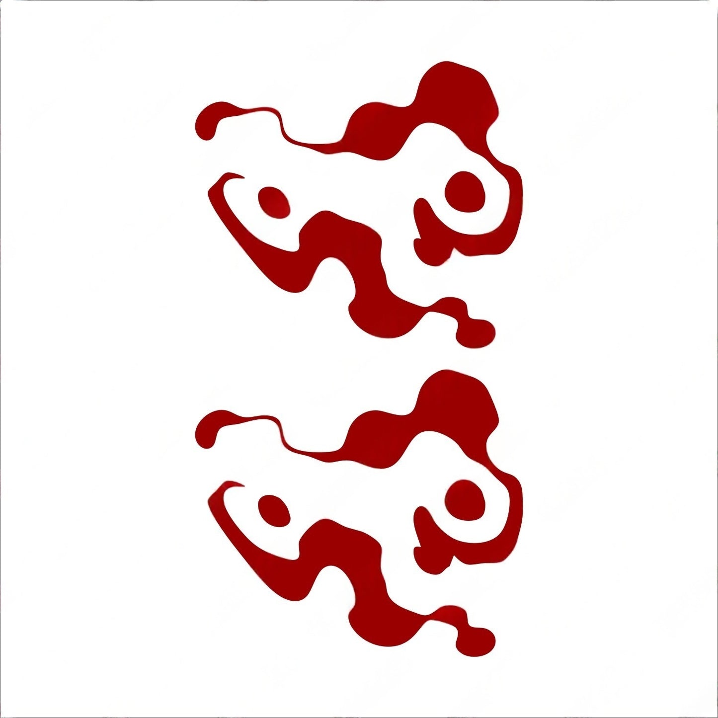 monenjoy Demon Slayer Tanjiro Tattoo Sticker Demon Slayer Demon Cosplay Accessories Flower Scar Sticker Face Demon Swordsman Spider Demon Set Goods Popular Stylish Decoration Fashion Halloween Event Equipment 