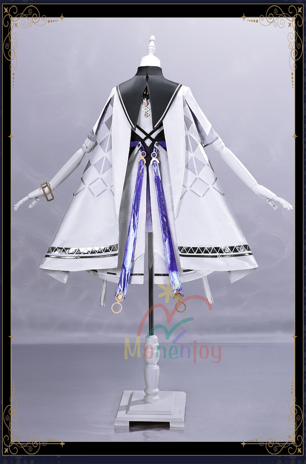 Monenjoy　鳴潮 モーニエ　コスプレ衣装　ワンピース　コスチューム　3d樹脂製パーツ　タイツ付 MONENJOY