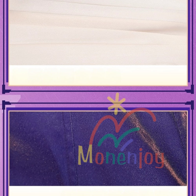 Monenjoy Collapsible Star Rail Cyrene Costume with Luxury Metal Decoration Cyrene Star Rail Cosplay Costume GS1449