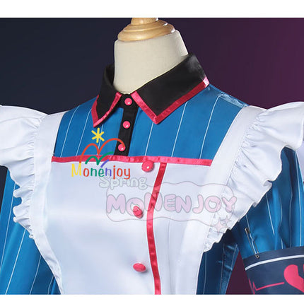 Monenjoy プロセカ 朝比奈まふゆ コスプレ衣装　feat.こぎみゅん　恒常服　ドレス　イベントGs1325 - Monenjoy