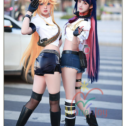 Monenjoy パンティ&ストッキングwithガーターベルト  パンスト姉妹　ユニフォーム コスプレ衣装　 newpsg  NewPSG／#Newパンスト  New PANTY ＆ STOCKING with GARTERBELT