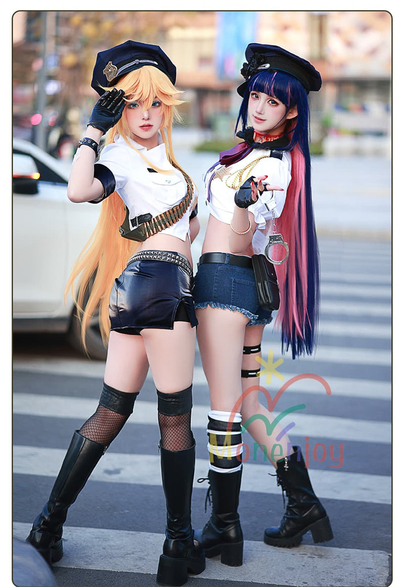 Monenjoy パンティ&ストッキングwithガーターベルト  パンスト姉妹　ユニフォーム コスプレ衣装　 newpsg  NewPSG／#Newパンスト  New PANTY ＆ STOCKING with GARTERBELT