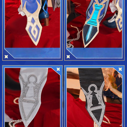 Monenjoy Cerydra Cosplay Costume from Collapse Star Rail (Wings Included, Staff Included) for Halloween Events