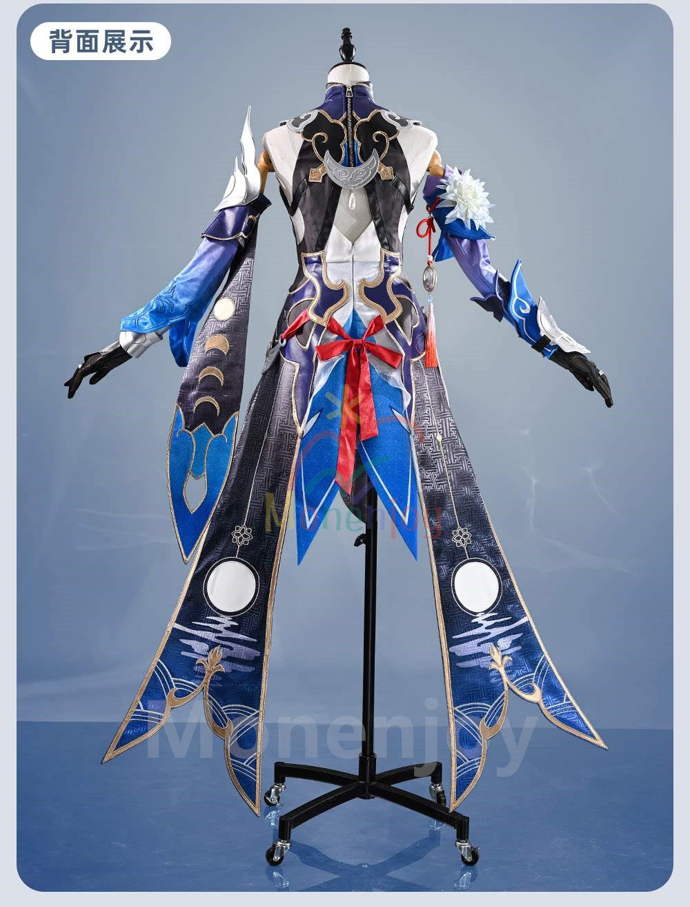 Monenjoy　崩壊スターレイル 鏡流　コスプレ衣装　Jingliu　コスチューム　Honkai: Star Rail　仙舟「羅浮」 イベント　剣士服 MONENJOY