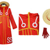 Monenjoy ONEPIECE モンキー・D・ルフィ　エッグヘッド　海賊団 衣装 ユニフォーム　礼服　コスチューム　少年漫画　COS　ハロウィン　舞台衣装　学園祭　クリスマス　イベント - Monenjoy