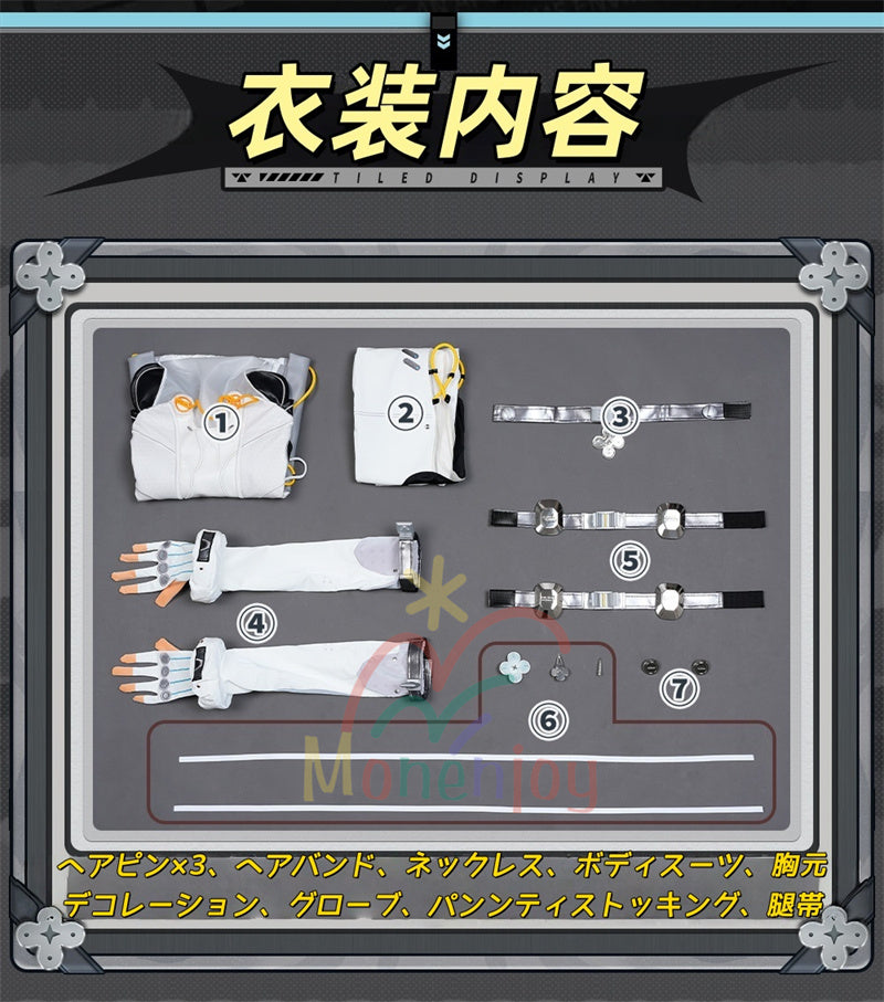 Monenjoy ゼンレゼンレスゾーンゼロ　エージェント シード 　コスプレ衣装　Seed　コスチューム　ゼンゼロ／ZZZ　イベン　ハロウィン