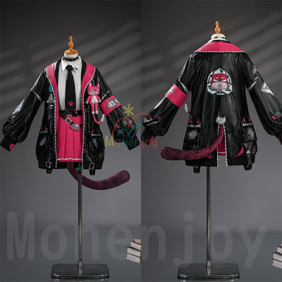 Monenjoy　NTE ナナリ 　コスプレ衣装　ネバエバ　コスチューム　イベント　耳飾付　ハロウィン舞台対応 Monenjoy