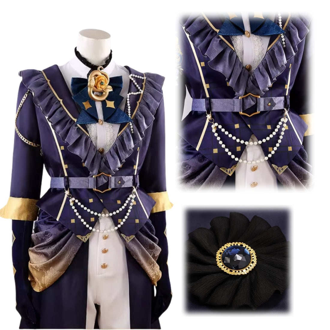 「受注製品」Monenjoy　あんスタ 礼瀬 マヨイ 日々樹渉くん ロススカウト・傾慕の華／恍惚　コスプレ衣装　礼服　舞台服 - Monenjoy