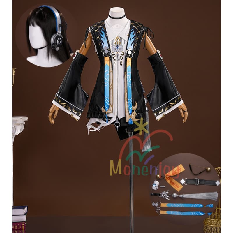 Monenjoy　鳴潮 卜霊　コスプレ衣装　イヤホン付き　ボクレイ　コスチューム