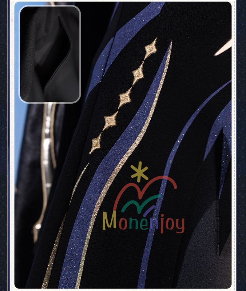 Monenjoy 崩壊スターレイル　フレイムスティーラー　コスプレ衣装　カスライナ　3d樹脂パーツ　暗黒の潮　火種を盗む者　コスチューム