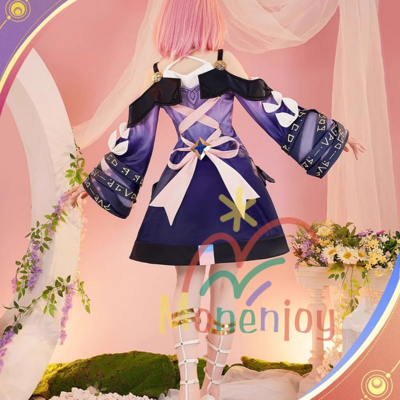 Monenjoy Collapsible Star Rail Cyrene Costume with Luxury Metal Decoration Cyrene Star Rail Cosplay Costume GS1449