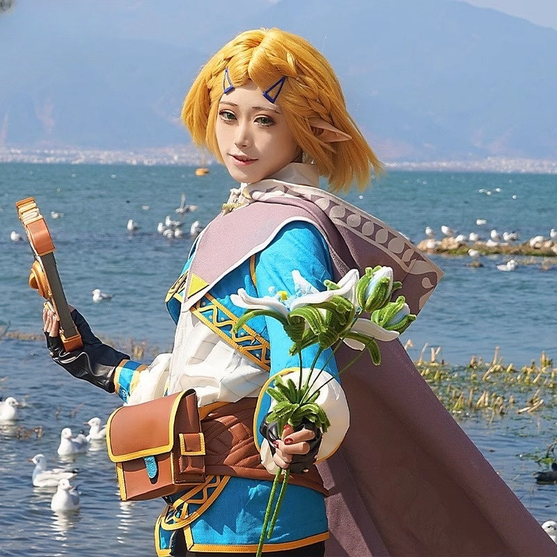 Monenjoy　ゼルダの伝説　ゼルダ姫　コスプレ衣装　ティアーズオブザキングダム ゼルダ　 オーダーメイド可能 コスチューム cosplay 　受注製品 - Monenjoy