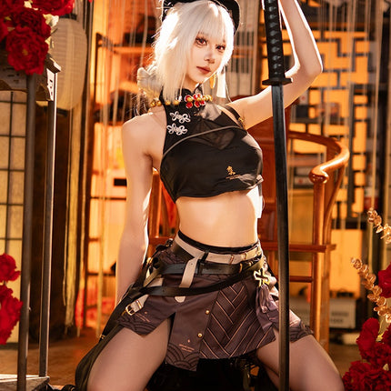Monenjoy 鳴潮　散華 コスプレ衣装　さんか 　コスチュームGS1918