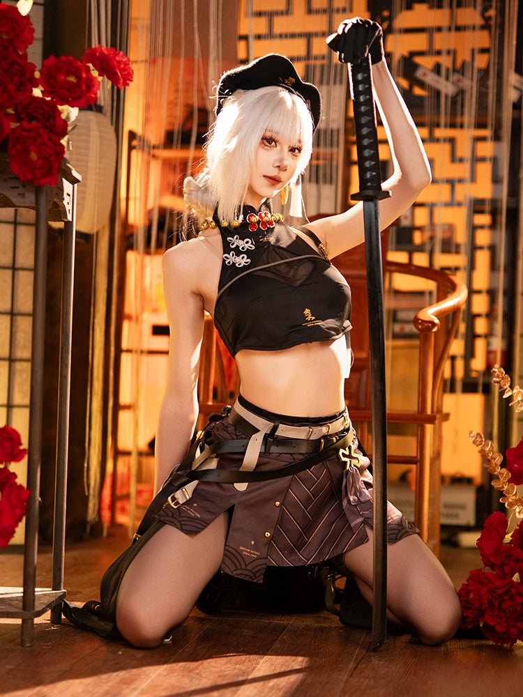 Monenjoy 鳴潮　散華 コスプレ衣装　さんか 　コスチュームGS1918