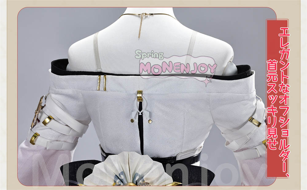 Monenjoy　鳴潮 緋雪 コスプレ衣装　ひゆき　ジャカード織りの生地　超立体3DPLA材質パーツ　コスチューム　イベント舞台対応 MONENJOY