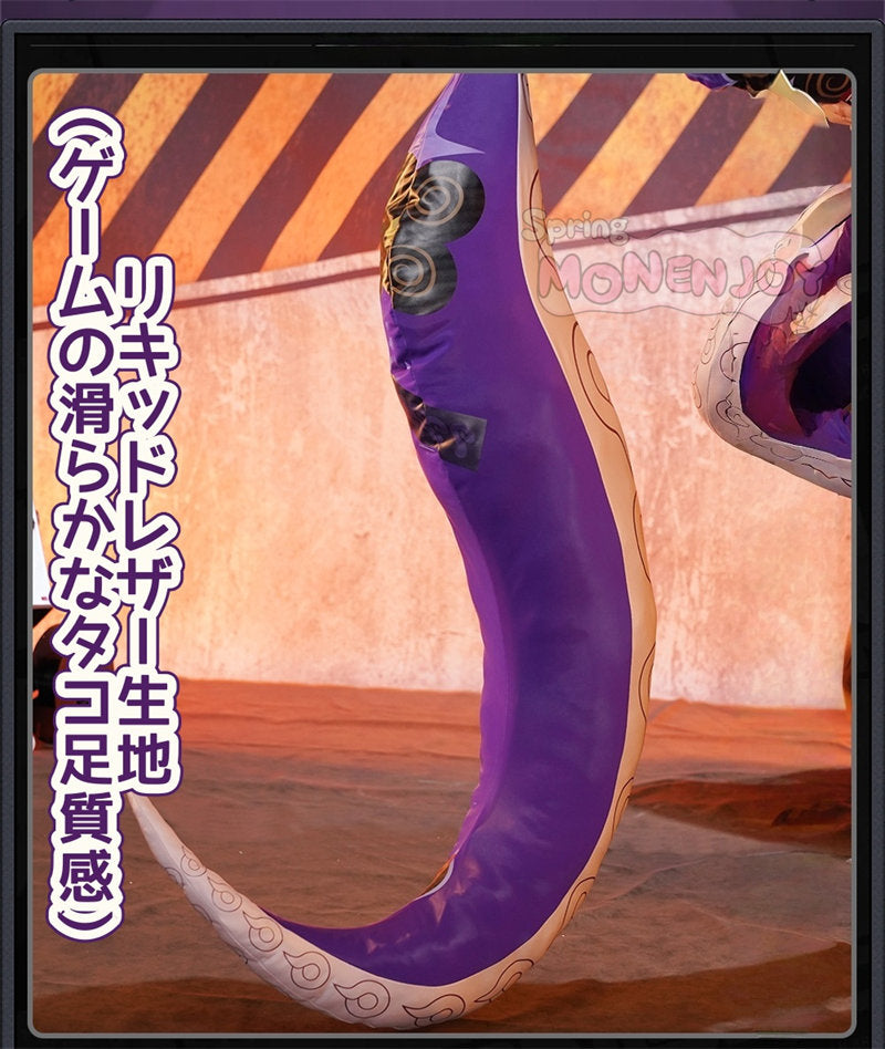 Monenjoy ゼンゼロ イドリー　コスプレ　マーフィー タコのシリオン　コスプレ衣装 (Yidhari/怪啖屋 タコ尻尾別途追加)　金属製パーツ　発光パーツ付