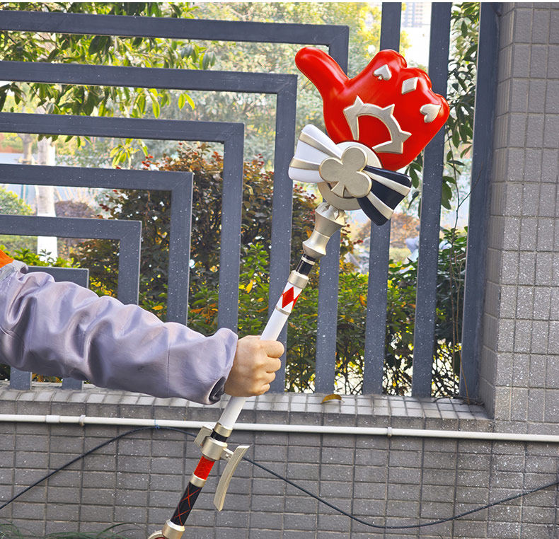 Monenjoy  崩壊スターレイル  火花 じゃんけん手杖 PU版 　コスプレ道具　100cm　軽量　丈夫　耐久　武器モデル MONENJOY