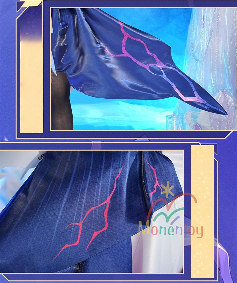 Monenjoy 崩壊スターレイル　セイレンス　Hysilens 女騎士 オンパロス シューズカバー付　3d樹脂髪飾り　コスプレ衣装 プロ仕様