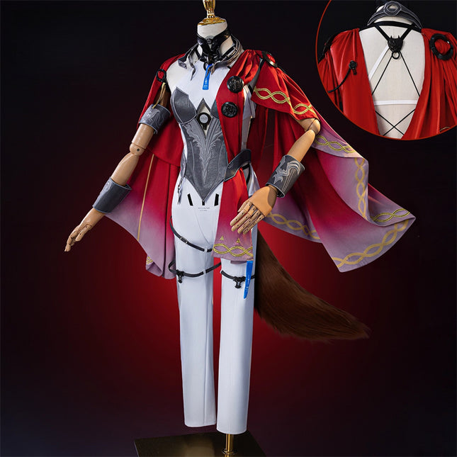 Monenjoy 鳴潮　ルパ　Lupa　コスプレ衣装　先駆ラジオEP2.4　イベント 赤色カープ　仮装　ハロウィン　コスチューム
