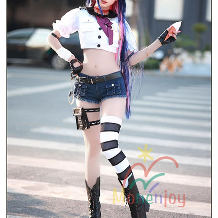 Monenjoy パンティ&ストッキングwithガーターベルト  パンスト姉妹　ユニフォーム コスプレ衣装　 newpsg  NewPSG／#Newパンスト  New PANTY ＆ STOCKING with GARTERBELT