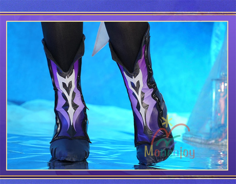 Monenjoy 崩壊スターレイル　セイレンス　Hysilens 女騎士 オンパロス シューズカバー付　3d樹脂髪飾り　コスプレ衣装 プロ仕様