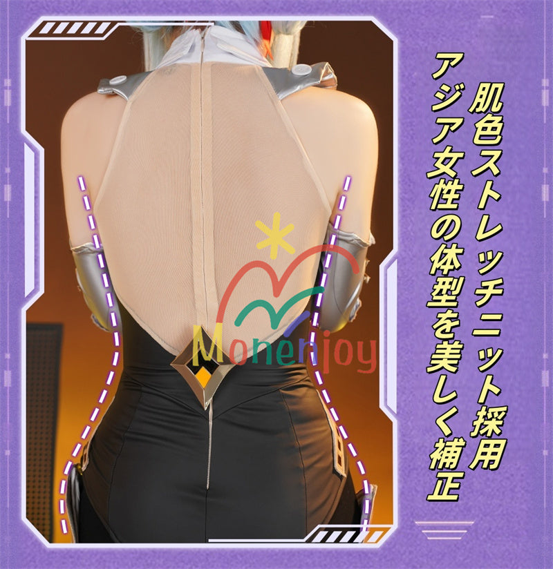 納品一掃セール！売り切れ次第終了 Monenjoy  原神 イネファ コスプレ衣装　Ineffa ロボット　イヤホーン＋帽子＋腿カバー付　 完全再現コスプレ 新星の駆動 ロボ娘 ハロウィン