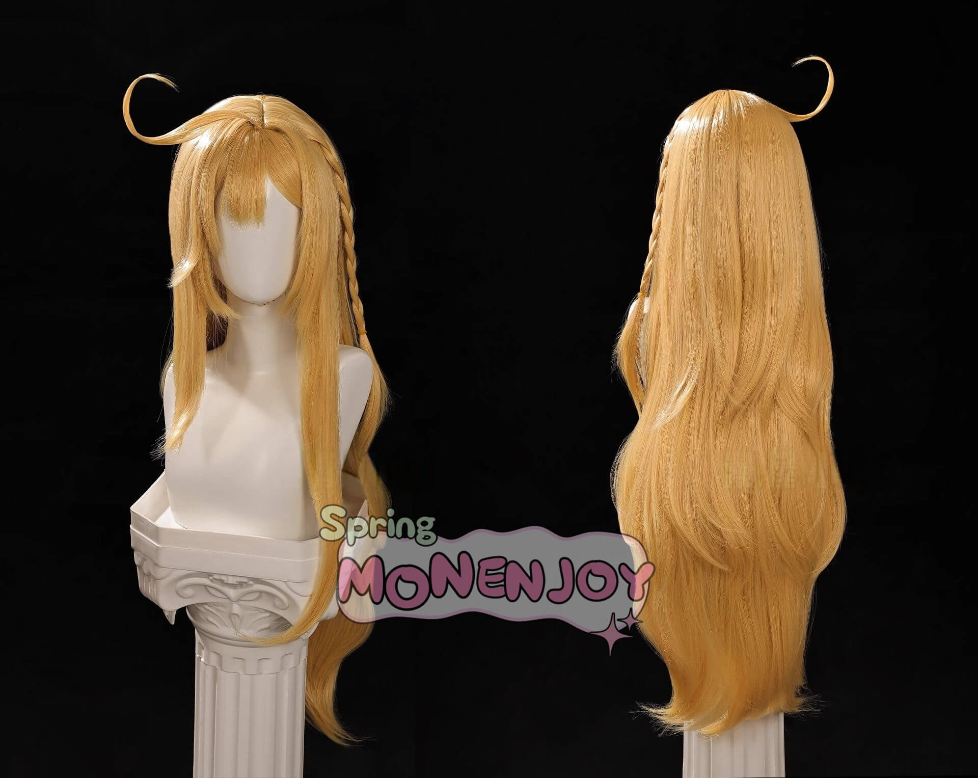 Monenjoy 原神 Escoffier エスコフィエ コスプレ衣装　3d樹脂尻尾付　イベント　絢爛のフレーバー　Genshin Impact　コスチュームGS1426　 - Monenjoy