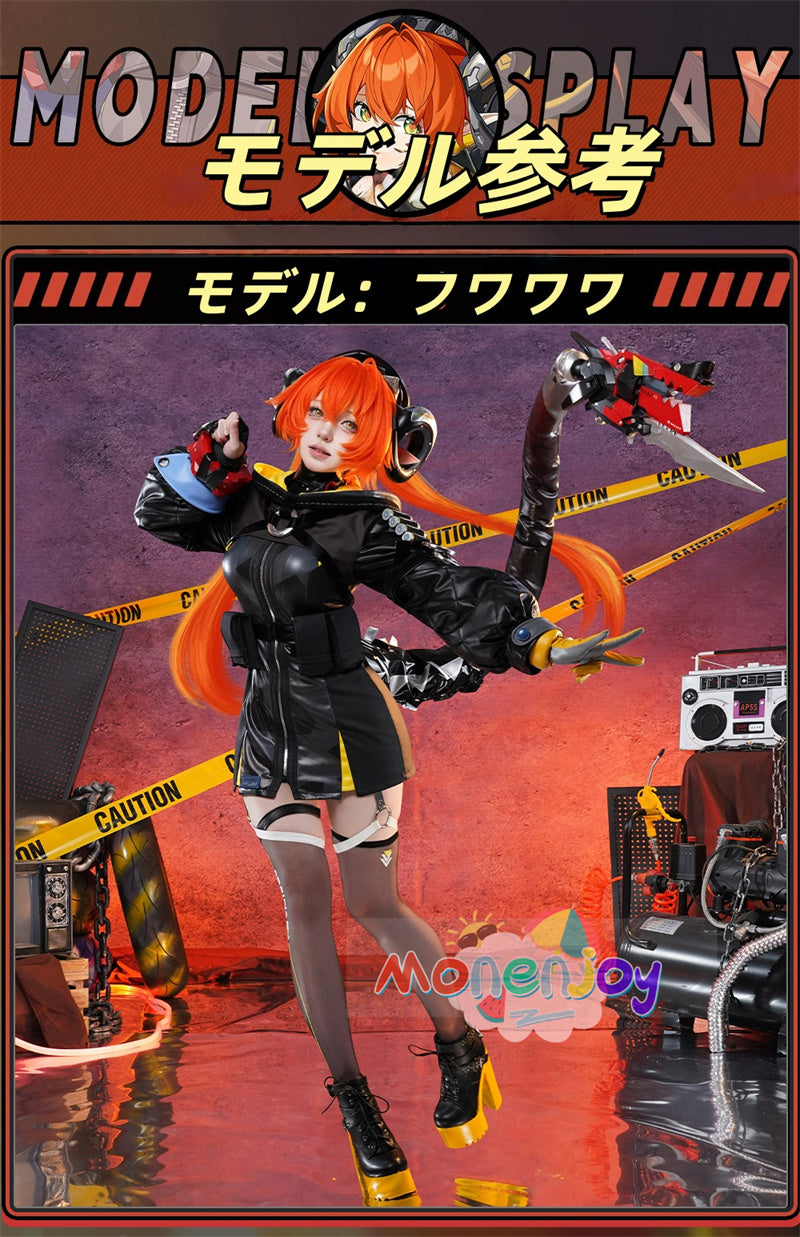 Monenjoy　ゼンレスゾーンゼロ オルペウス コスプレ衣装 鬼火　尻尾追加　ゼンゼロ　オボルス小隊　コスチューム　イベント