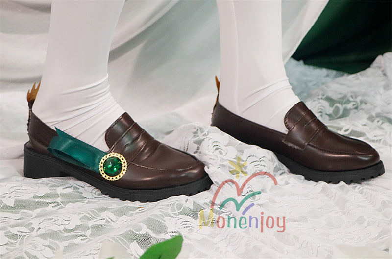 Monenjoy　原神 ウェンティ　コスプレ衣装　Venti 　コスチューム　帽子付き　吟遊詩人  モンド　イベント　仮装　ハロウィン