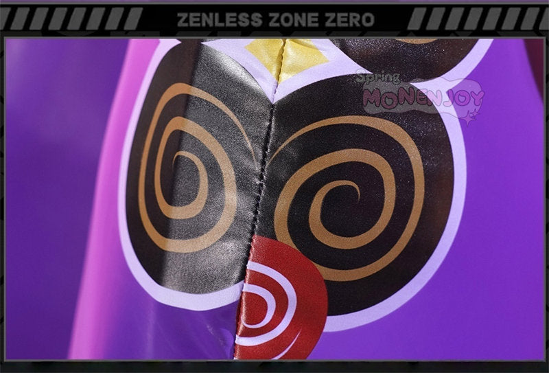 Monenjoy ゼンゼロ イドリー　コスプレ　マーフィー タコのシリオン　コスプレ衣装 (Yidhari/怪啖屋 タコ尻尾別途追加)　金属製パーツ　発光パーツ付